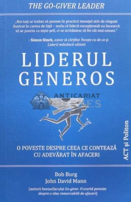 Liderul generos - 2021 - Bob Burg ($L84) foto