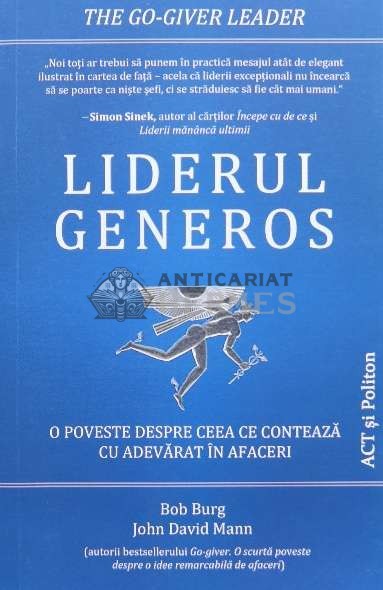 Liderul generos - 2021 - Bob Burg ($L84)