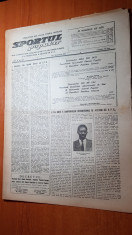 ziarul sportul popular 1 octombrie 1953-circuitul ciclist al RPR foto