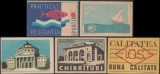 1960-1975 Romania - Lot de 5 etichete de chibrituri romanesti