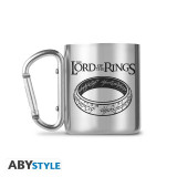 Cana din otel inoxidabil cu carabina licenta Lord Of The Rings - The One Ring,