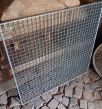 Grilaj sau gratar metalic zincat 100 x 100 cm.