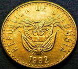 Cumpara ieftin Moneda 20 PESOS - COLUMBIA, anul 1992 *cod 760 = A.UNC, America Centrala si de Sud