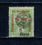 1919 - Emisiunea Oradea, binefacere 5 bani, pentru orfani si văduve de război, neuzat