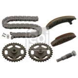 Kit lant distributie, Mercedes Clasa A (W168), Vaneo (W414), 1.7 CDI, Febi Bilstein, 0009936876