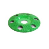 Disc sculptura in lemn SABURR &Oslash;125mm Plat Aspru cu gauri de ventilatie