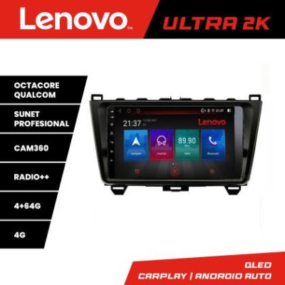 Navigatie Mazda 6 Lenovo Kit-012 8 core QLED Qualcomm 4+64 360 Android Waze USB Navigatie Internet Youtube Radio CarStore Technology foto