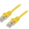 Patch Cord F/UTP Cat6 Galben 1m RJ45