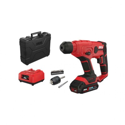 SKIL 3810 GB Rotopercutor cu acumulator, 0-5000 percutii/min, 0-900 rpm, 1x Accu, incarcator si geanta foto