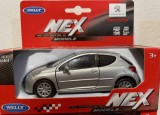 Macheta Peugeot 207 gri scara 1/32