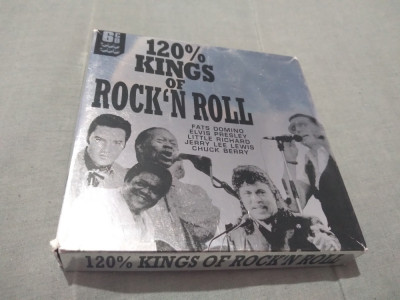 SET BOX 6 CD 120 % KINGS OF ROCK&amp;#039;N ROLL ORIGINAL/NOI foto