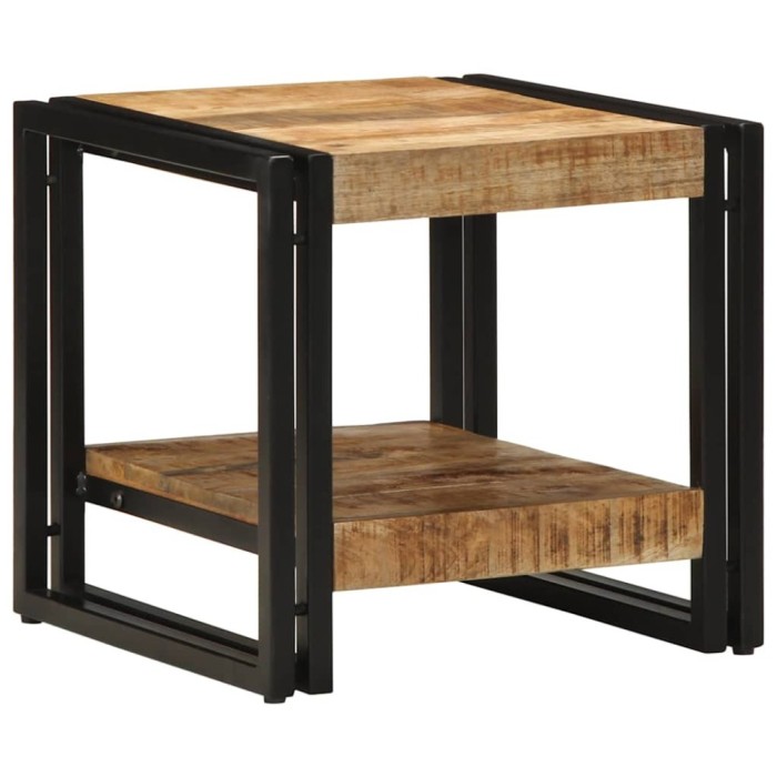 vidaXL Masă de cafea Maro 40 x 40 x 38 cm Lemn masiv de mango 4102724