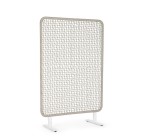 Cumpara ieftin Paravan decorativ otel alb franghie gri Babilo 120x50x180h