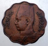 B.656 EGIPT EGYPT FAROUK 5 MILLIEMES 1943