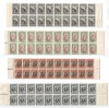 |Romania, Posta bulgara, LP 1/1917, Marci bulgaresti cu supr., bloc de 20, MNH, Nestampilat