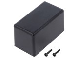 Carcasă universală SMART ABS neagră 38x71x41mm