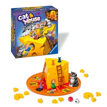 Cat Mouse Ravensburger, joc de societate pentru copii de la 4 ani, multilingv incl.RO