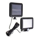 Lumină solară cu 56 LED-uri și senzor de mișcare, montaj pe perete, eMazing