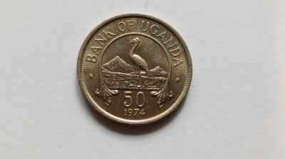 Uganda- 50 Cents 1974-UNC foto