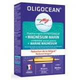 Oligocean Aquamag Magneziu Marin Plasma Marina Hipertonica 30 Fiole x 10ml (300ml) - Produs in Franta