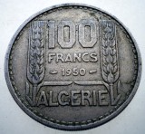 7.346 ALGERIA OCUPATIE FRANCEZA 100 FRANCS FRANCI 1950