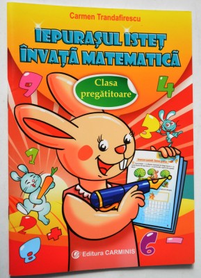 Iepurasul istet invata matematica - Clasa pregatitoare foto