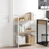 vidaXL Etajeră cărți 3 rafturi, stejar, 60x27,6x90,5 cm lemn prelucrat 288221