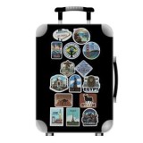 Autocolante pentru Valiza cu Orase din Lume, 15 buc, Multicolore, 14x21.5 cm, CMCLASS