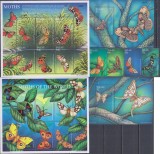 Timbre cu Fluturi din Ins. Palau