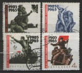 URSS 1965 - 60 de ani de la prima revoluție rusă, serie stampilata