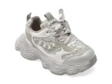 Pantofi sport SELECTION KIDS argintii, 8159, din material textil