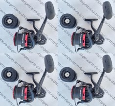 SET 4 Mulinete Feeder si Crap ROBINHAN RIVER MONSTER LA6000 tambur Long Cast