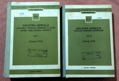 Industria lemnului 2 Volume. Colectie STAS - Editura Tehnica, 1975