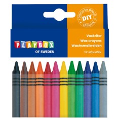 Set 12 creioane colorate cerate cu diametrul de 8 mm