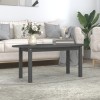 VidaXL Măsuță de cafea, gri, 110x55x45 cm, lemn masiv de pin 822344