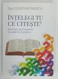 INTELEGI TU CE CITESTI ? de DAN CONSTANTINESCU , MEDITATII PE MARGINEA INTREBARILOR SCRIPTURII , 2022