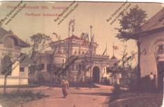 CARTE POSTALA*BUCURESTI *EXPOZITIA NATIONALA 1906*PAVILIONUL INCHISORI foto