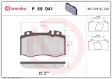 BREMBO P 50 041 PRIME LINE set placute frana,frana disc