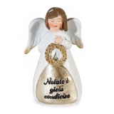 Figurina Inger Craciun polirasina multicolora II cm 7 x 5 x 11 H