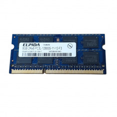 Memorie laptop 8GB DDR3L 1.35V, PC3L 1600Mhz CL11 - EBJ81UG8EFU00-GN-F Elpida