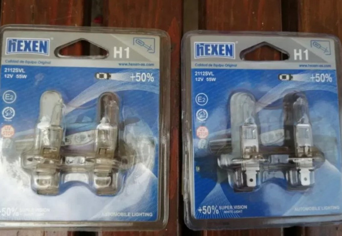 Set 2x bec auto Hexen H1 12V 55W 5S SUPER VISION