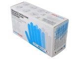 Mănuşi Nitril Albastre PLAST L 100 buc - Protecţie Profesională 12-13-230