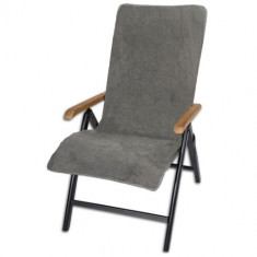Husa pentru scaun Jemidi, 130 x 60 cm, Gri, Bumbac organic, 54901.73 foto