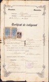 HST A528 Certificat indigenat Leon Sauciuc 1923 județul Storojineț