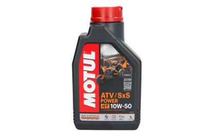 (PL) Ulei de motor 4T 4T Motul ATV-SXS Power SAE 10W50 1L SJ JASO MA-2 Sintetică foto