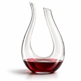 Set decantor, design U, 1500 ml, sticla premium, accesorii incluse bile de curatare