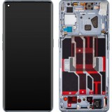 Cumpara ieftin Display cu Touchscreen Oppo Reno6 Pro 5G (Snapdragon) / Reno6 Pro+ 5G, cu Rama, Gri (Lunar Grey), Service Pack 4907528