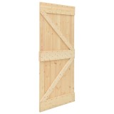 Cumpara ieftin Usa glisanta cu set feronerie, 80x210 cm, lemn masiv de pin