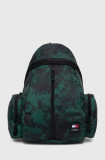 Tommy Jeans rucsac bărbați, culoarea verde, mare, cu model AM0AM12267