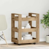 VidaXL Cărucior bucătărie, stejar artizanal 60x45x80 cm lemn prelucrat